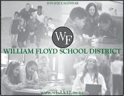 William Floyd Calendar